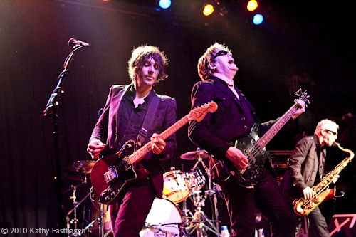 Rich Good, Tim Butler and Mars Williams, the Psychedelic Furs