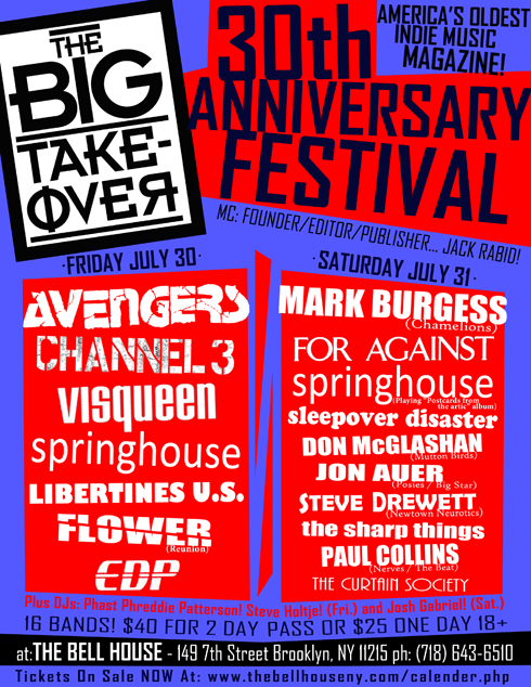 The Big Takeover 30th Anniversary Festival