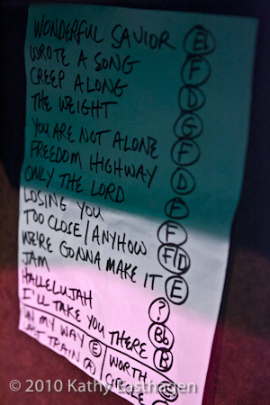 Mavis Staples' set list