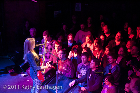 Liz Phair and crowd