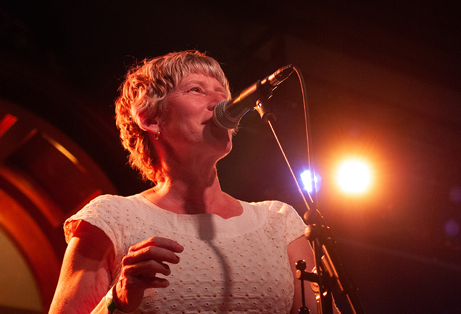 Sally Timms of the Mekons