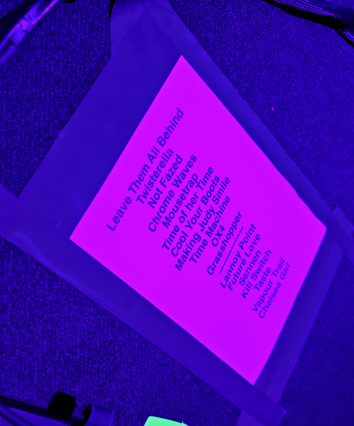 Ride Setlist Here Outernet London